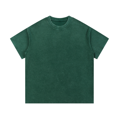 ODMPOD Mineral Wash Waffle Knit T-Shirt showing a soft, textured waffle fabric in a relaxed fit with a casual style.