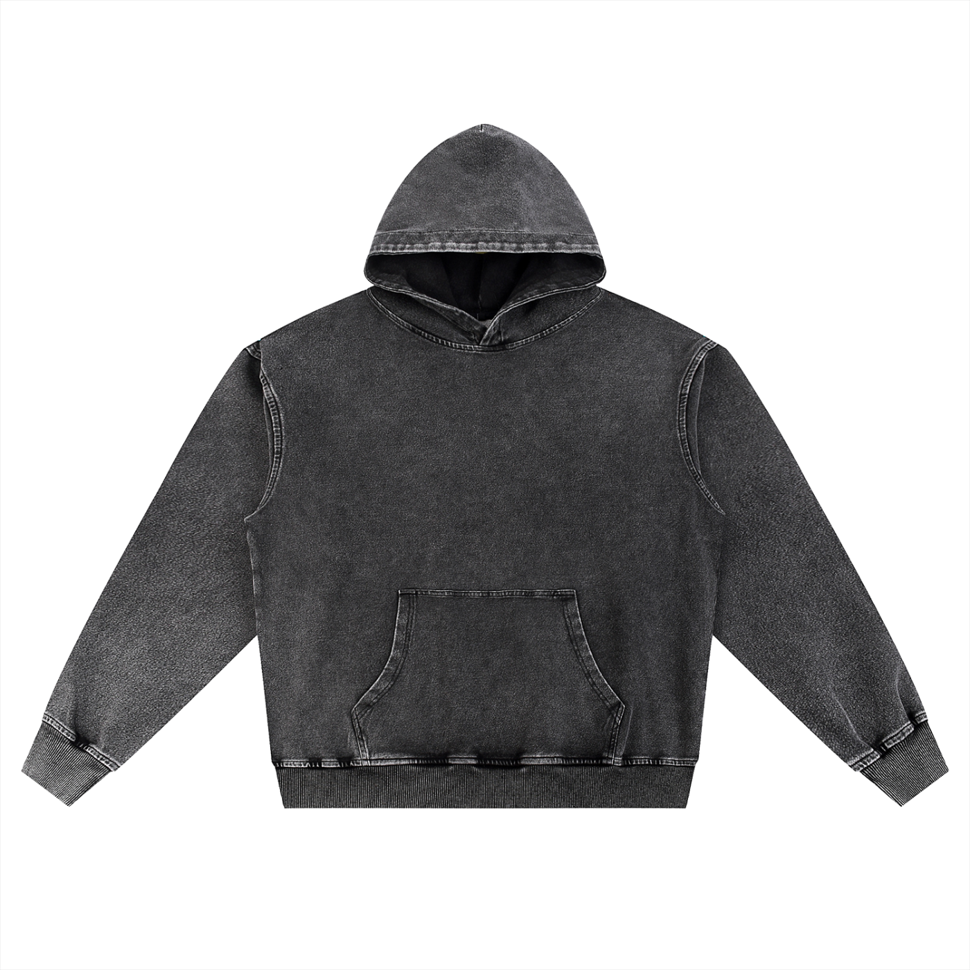 ODMPOD Snow Wash Oversized Hoodie shown in a neutral color, featuring a relaxed fit and soft fabric for casual comfort.