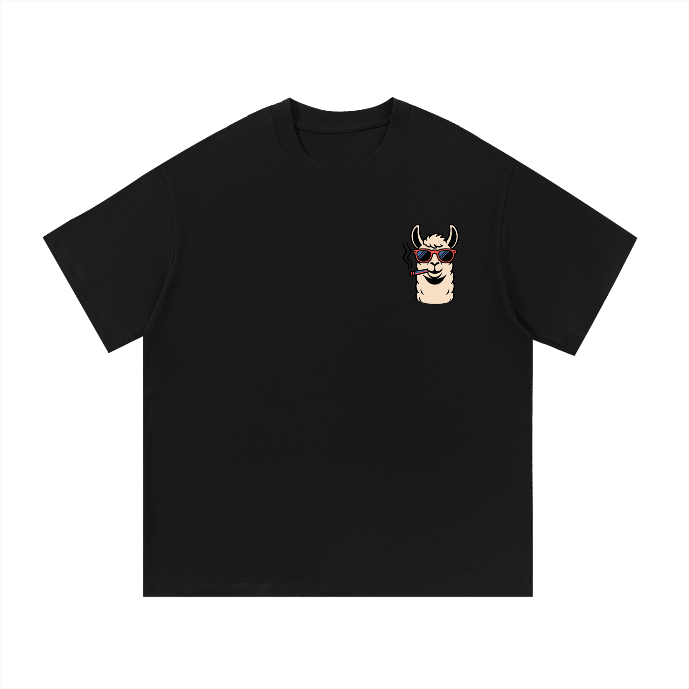 Soft white ODMPOD Essential Cotton T-Shirt displayed flat on a white background.