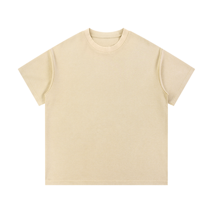 ODMPOD Mineral Wash Waffle Knit T-Shirt showing a soft, textured waffle knit fabric in a relaxed fit, with a mineral wash finish.