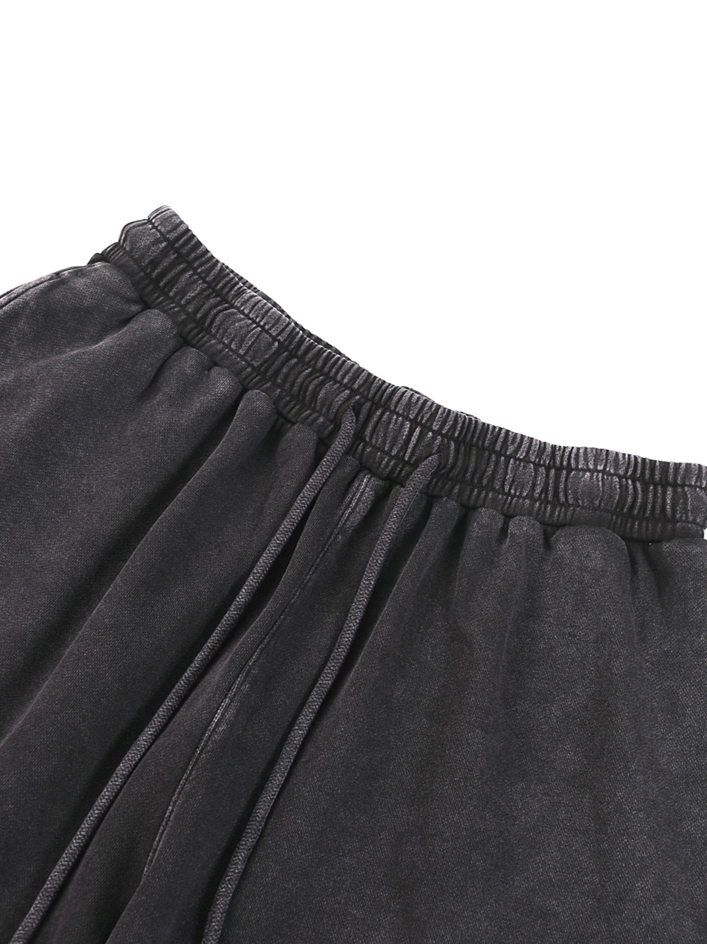 ODMPOD snow washed straight leg pants shown on a model, featuring a relaxed fit and casual style for everyday wear.
