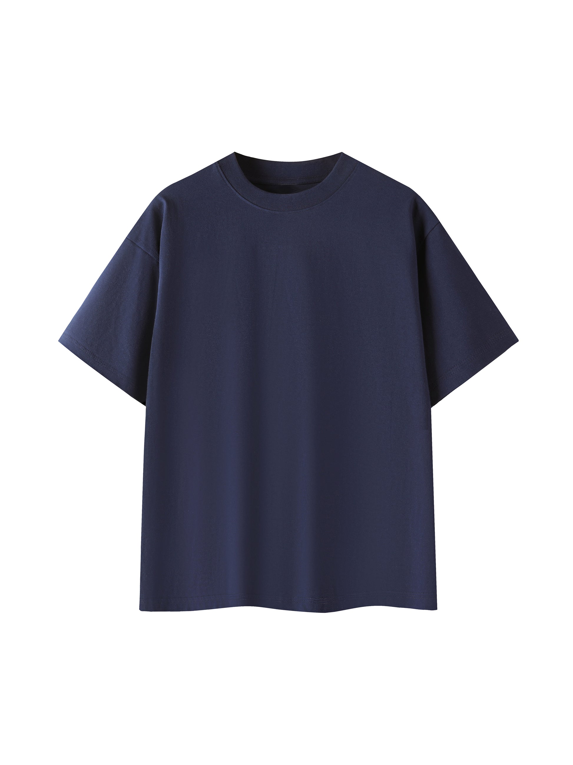 ODMPOD Essential Cotton T-Shirt in white, showing a comfortable fit and soft fabric on a plain background.
