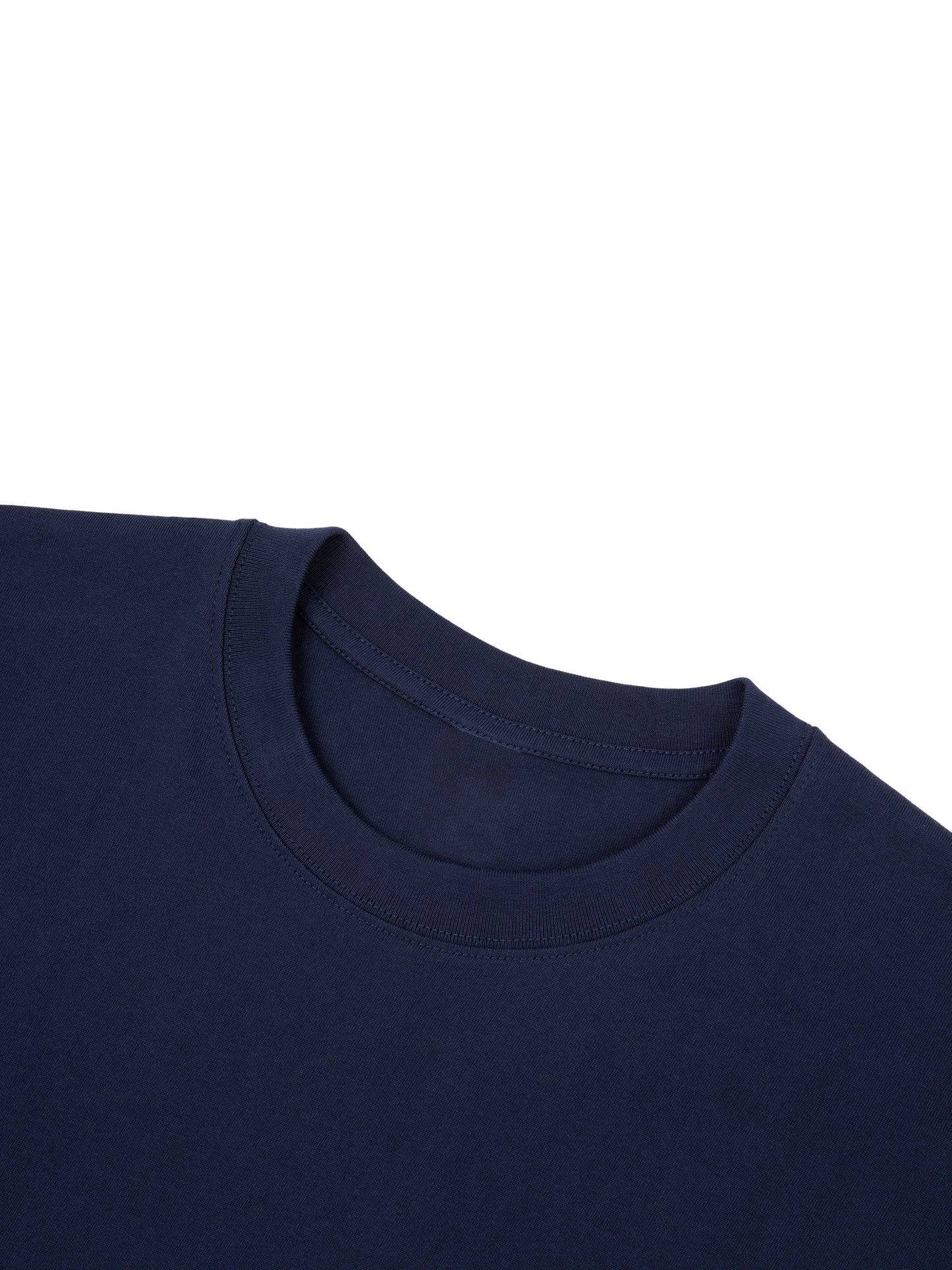 ODMPOD Essential Cotton T-Shirt in white, soft fabric, front view, casual style perfect for everyday wear