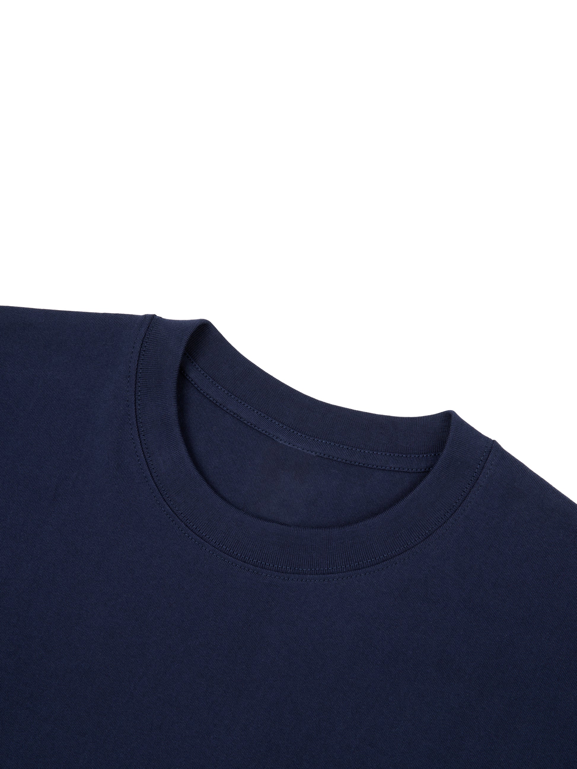 ODMPOD Essential Cotton T-Shirt in white, soft fabric, front view, casual style perfect for everyday wear
