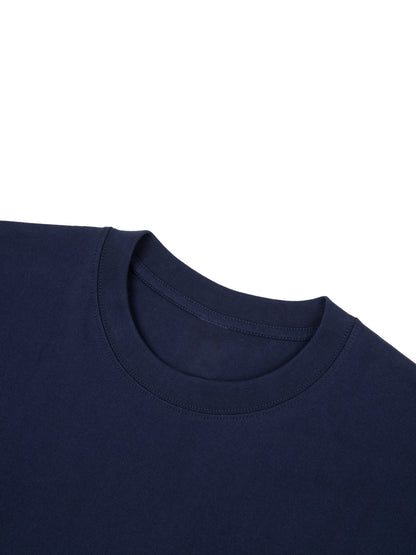 ODMPOD Essential Cotton T-Shirt in white, soft fabric, front view, casual style perfect for everyday wear