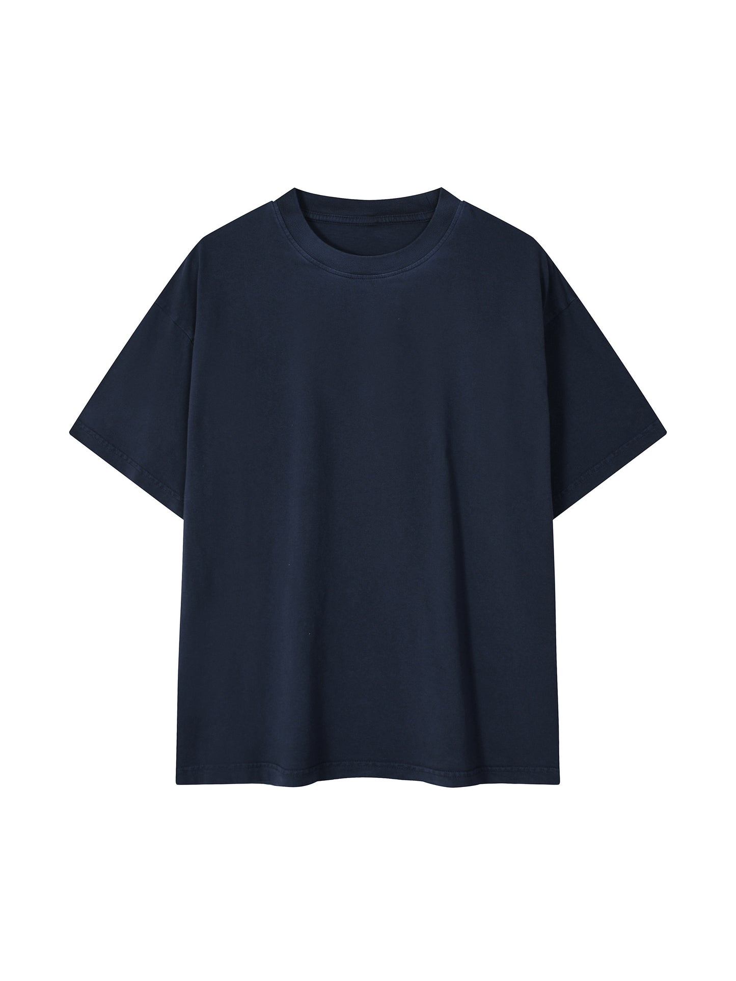 ODMPOD vintage wash cotton T-shirt featuring a relaxed fit and classic design, displayed on a plain background.